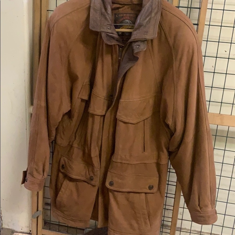 Wilson leather coat men’s adventure bound